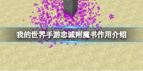 忠诚附魔指令_我的世界忠诚附魔书有什么用_忠诚附魔的作用是