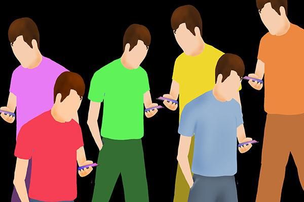 低头打手机游戏的危害_低头玩游戏_低头打手机游戏